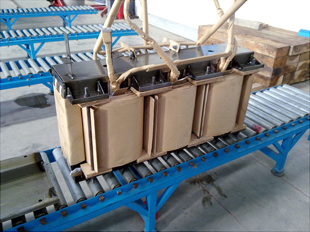 step lap Lamination cut on CNC core  cutting Line